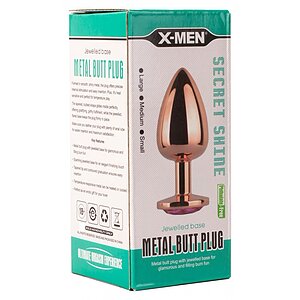 Anal Plug X-MEN Secret Shade Metal S Auriu