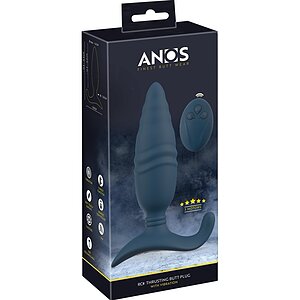 ANOS Plug Anal RC — 10 Moduri Vibrație, 10 Viteze împingere Albastru