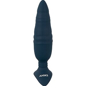 ANOS Plug Anal RC — 10 Moduri Vibrație, 10 Viteze împingere Albastru