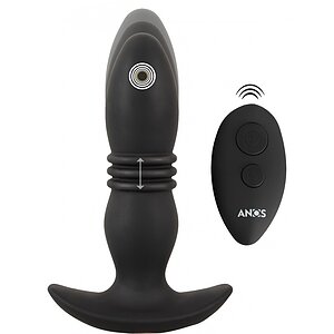 ANOS Plug Anal Vibrator Thrusting — 10 Vibraţii, 6 Împingeri Negru ANOS Plug Anal Vibrator Thrusting — 10 Vibraţii, 6 Împingeri Negru pe Domnisoare.ro