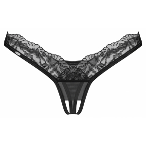 Chilot Obsessive Arrowel Decupat Inghinal Negru L-XL
