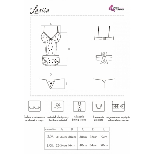 Babydoll LivCo Larisa Negru S-M