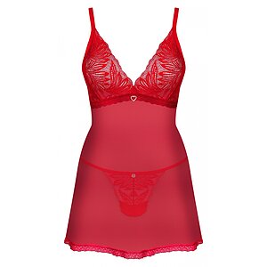 Babydoll Obsessive Chilisa Roșu XL-2XL