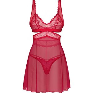 Babydoll Obsessive Cupide Desir Roșu L-XL