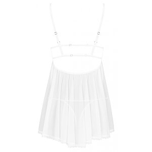 Babydoll Obsessive Heavenlly Alb XL-2XL