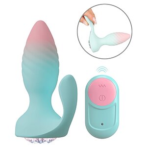 Beau Coeur Juvela RC - Plug Anal Reîncărcabil, 10 Moduri Multicolor Beau Coeur Juvela RC - Plug Anal Reîncărcabil, 10 Moduri Multicolor pe Domnisoare.ro