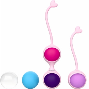 Beautiful Kegel Set: 5 Bile Vaginale Progresive, Discrete Multicolor Beautiful Kegel Set: 5 Bile Vaginale Progresive, Discrete Multicolor pe Domnisoare.ro