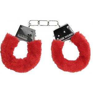 Beginners Handcuffs Furry Roșu Beginners Handcuffs Furry Roșu pe Domnisoare.ro