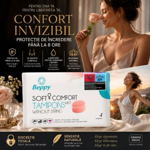 Beppy Soft Și Comfort Wet — Tampoane Interne 4 buc, Până La 8h