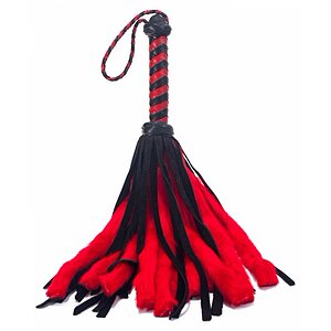 Bici Piele Mini Flogger Roșu Bici Piele Mini Flogger Roșu pe Domnisoare.ro