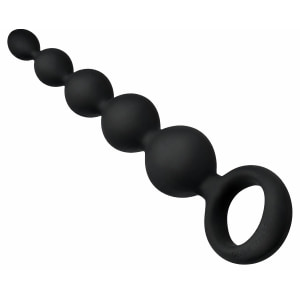 Bile Anale Din Silicon Cu Striații 14cm Negru Bile Anale Din Silicon Cu Striații 14cm Negru pe Domnisoare.ro