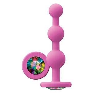 Bile Anale Glams Ripple Rainbow Gem Roz Bile Anale Glams Ripple Rainbow Gem Roz pe Domnisoare.ro