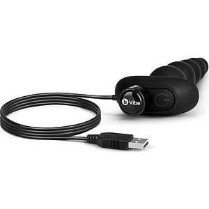 Bile Anale Telecomandate b-Vibe Cinco Negru