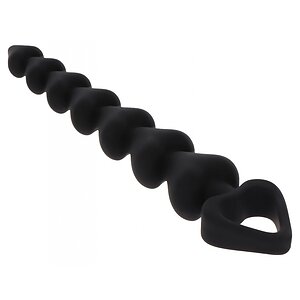 Bile Anale ToyJoy Heart Beads Negru Bile Anale ToyJoy Heart Beads Negru pe Domnisoare.ro