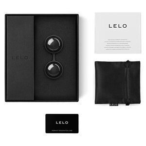 Bile Vaginale Lelo Luna Beads Noir Negru