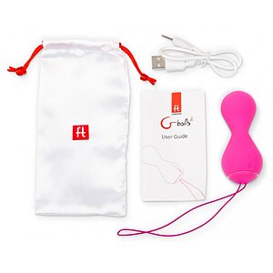 Bile Vaginale Vibratii Gballs 2 GVibe Roz