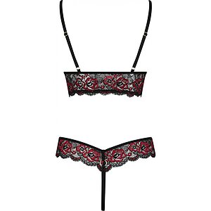 Body Decupat Cottelli Collection Lauren Negru S-M