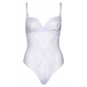 Body Dantelat Leg Avenue Whitley Alb M