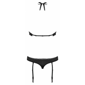 Body Obsessive 830-TEG Negru L-XL