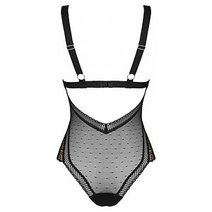 Body Obsessive Estiqua Negru XS-S