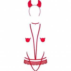 Body Obsessive Evilia Roșu L-XL