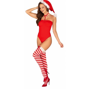 Body Obsessive Kissmas Roșu pe Domnisoare.ro