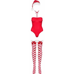 Body Obsessive Kissmas Roșu XS-S
