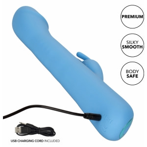 CalExotics Elite Rotating Rabbit Albastru - 10 Funcții