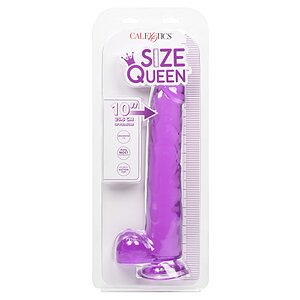 CalExotics size Queen 30,5 cm – Realist cu Ventuză Mov