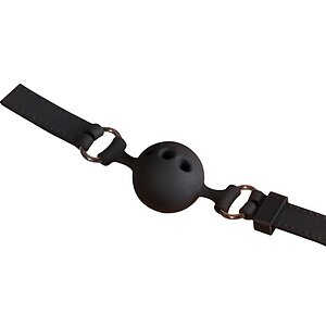 Căluș Din silicon Aerisit Bad Kitty 3,5 cm Reglabil Negru