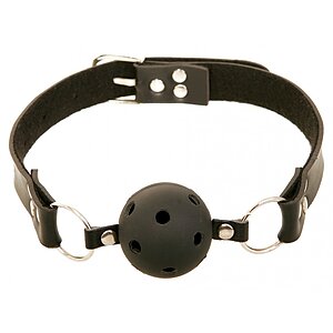Căluș Sexual Breathable Ball Negru pe Domnisoare.ro