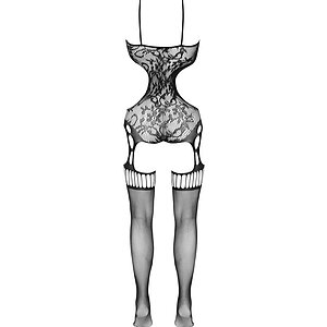Catsuit Cottelli Collection Fantasy Negru S-L