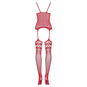 Catsuit Obsessive F214 Roșu S-L