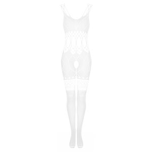 Catsuit Obsessive G330 Alb XL-2XL
