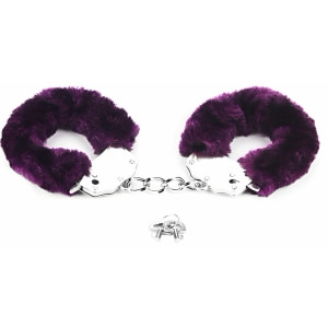 Cătușe Cu Puf Fetish Pleasure Fluffy Mov pe Domnisoare.ro