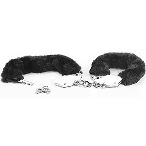 Cătușe Fetish Pleasure Fluffy Negru