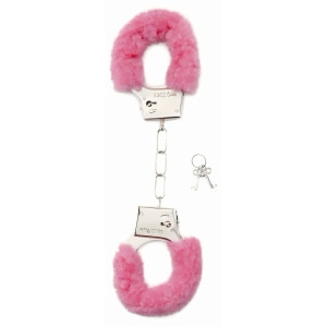 Cătușe Furry Handcuffs Roz pe Domnisoare.ro