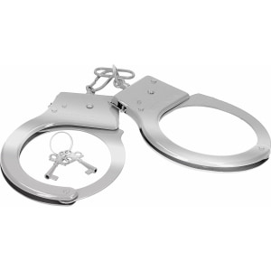 Cătușe Metal Handcuffs Shots Gri pe Domnisoare.ro