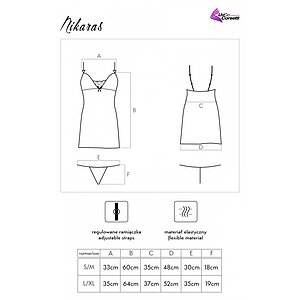 Chemise LivCo Nikaras Negru S-M