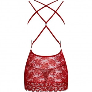 Chemise Obsessive 860-CHE Roșu S-M
