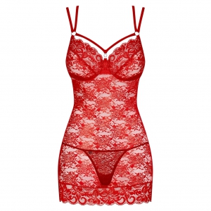 Chemise Obsessive 860-CHE Roșu S-M