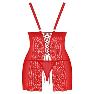 Chemise Obsessive Blossmina Roșu 4XL-5XL