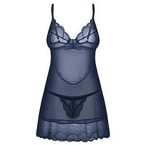 Chemise Obsessive Nightly Albastru XL-2XL