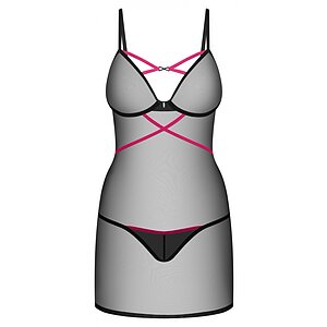 Chemise Obsessive Novenes Negru XS-S