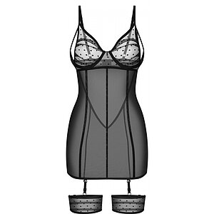 Chemise Obsessive Nuites Negru L-XL