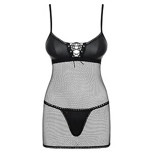 Chemise Obsessive Redella Negru L-XL