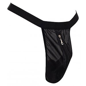 Chilot Amorable Lucas With Zipper Negru S-L