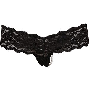 Chilot Cu Mărgele Cottelli Collection Dakota Negru S