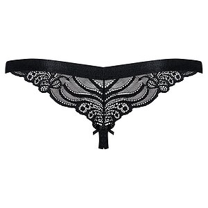 Chilot Decupat Obsessive 828-THC Negru L-XL