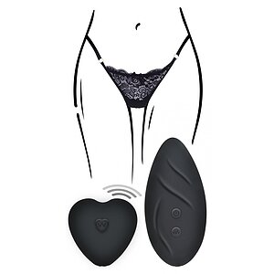 Chiloți Vibratori Angel Panty Vibe Negru